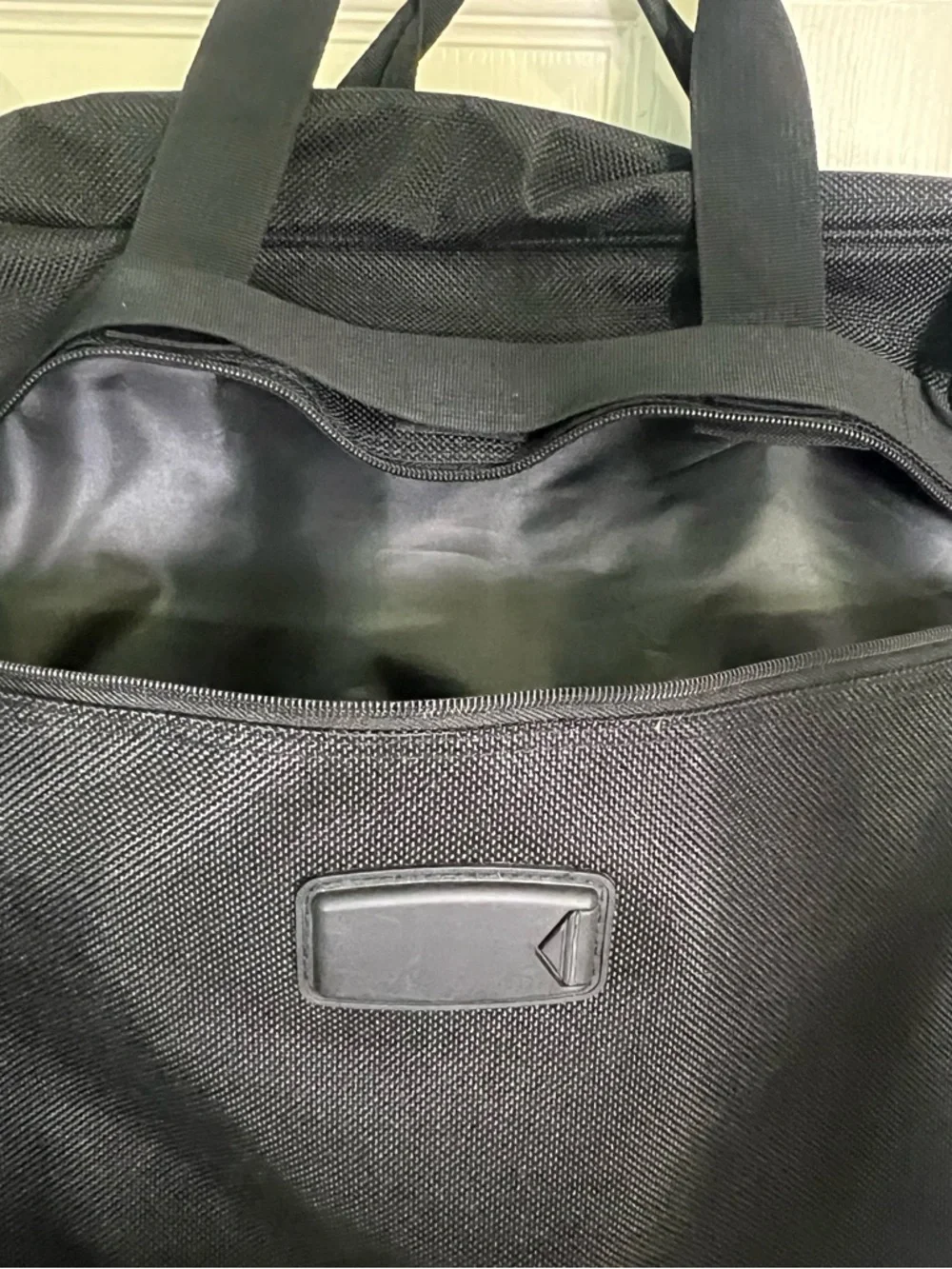 Black Hanging Garment Organizer - Travel Jacket & Coat Carrier